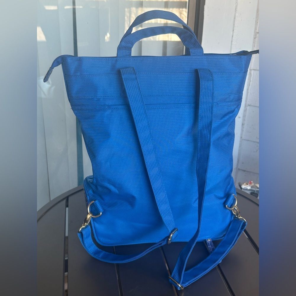 Samantha Brown  Blue Laptop Bag with Crocodile Pattern/ Travel - Picture 15 of 16